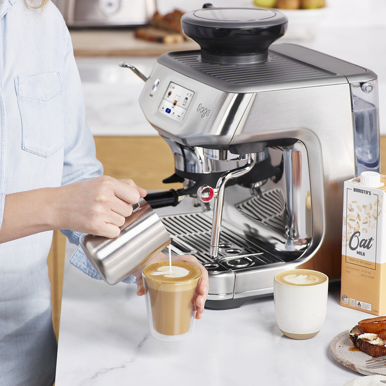 Еспресо машина SAGE the Barista Touch™ Impress – with Cold Extraction